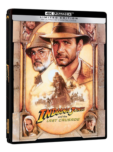 Blu Ray Indiana Jones And The Last Crusade Steelbook 4k 