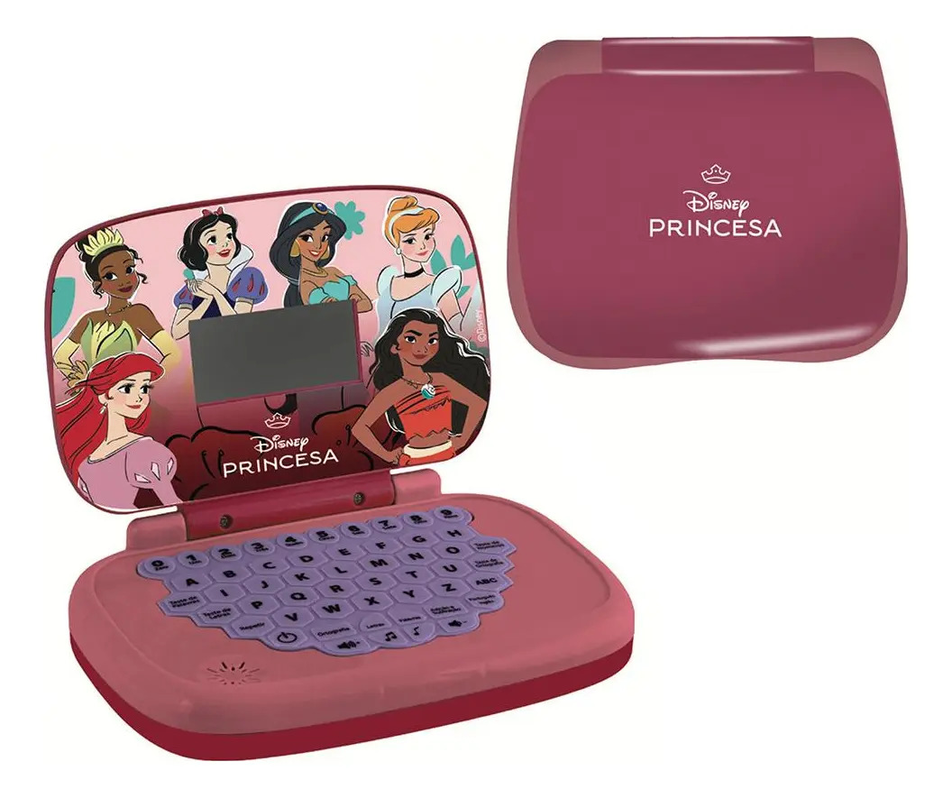 Laptop Infantil Educativo Candide Princesas Bilíngue