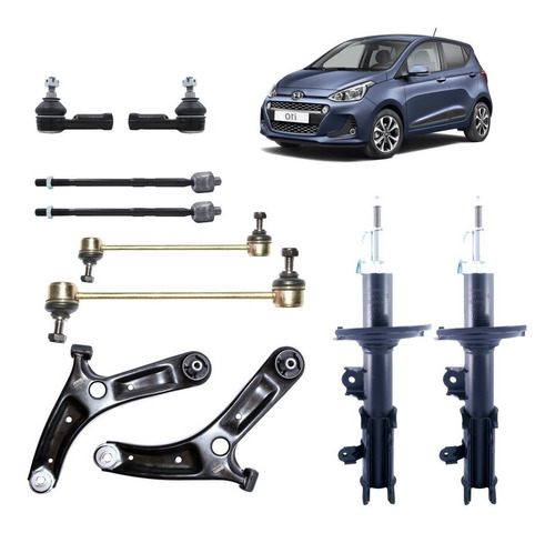 Kit Suspension Dela Para  I-10 Grand 1.2 G4la 2015-18