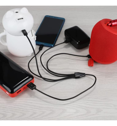 Cable Micro Usb Halokny, Cable De Carga 4 En 1, Usb 2.0 A F