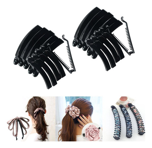 20 Unids Cabello Banano Combs Clips / Tail Hail Grips