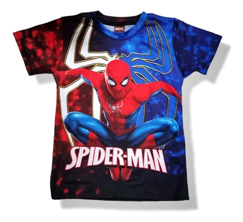 Camisetas de online spiderman para niños