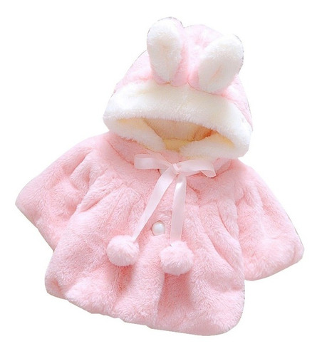 Wan Bebé Niña Invierno Lindo Abrigo Con Capucha Ropa Capa