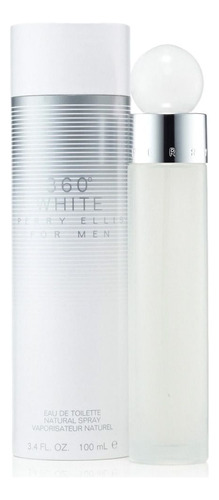 360 White Edt De Perry Ellis, 3.4 Oz, Para Hombre