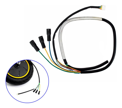 Cable De Motor Monopatín Ninebot Max G30 G30lp G30d Negro