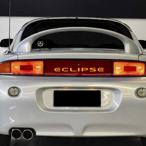 Adesivo Mitsubishi Eclipse Gst 1995/1998 Aplique Traseiro Cor Dourado
