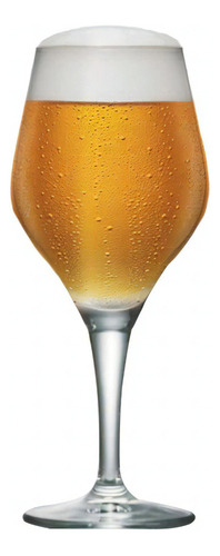 Taça De Cristal Cerveja Therezopolis Or Blanc 615ml