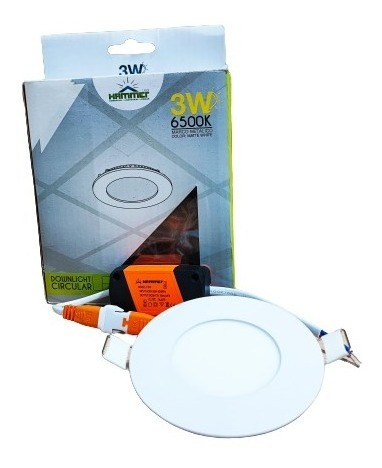 Panel Led Empotrar 3w 3 PuLG 6500k 85-265v Hammer