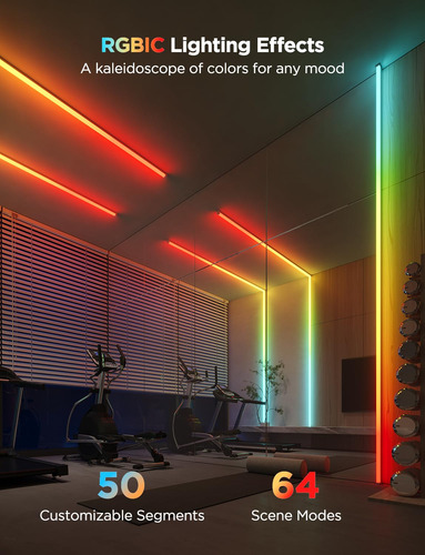 Tiras De Luces Led Govee Rgbic De 3 M Con Fundas Que Funcion