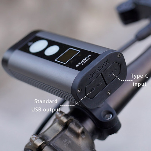 Faro Delantero De Bicicleta Ravemen Pr2400, Luz Led Recargab