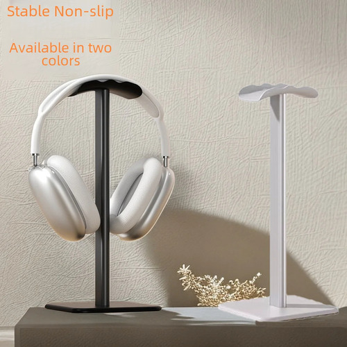Blanco - Soporte Para Auriculares Para Computadora De Aleaci