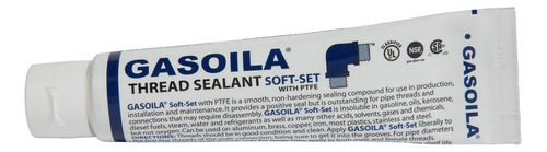 Sellador De Roscas De Tuberias Con Ptfe, Marca Gasoila, 1