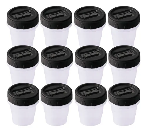 Kit 12 Potes Porta Tempero/condimento Tampa Rosca 65ml