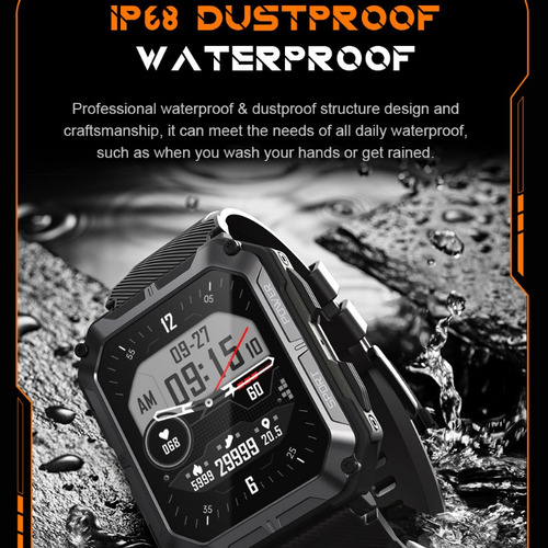 Reloj Inteligente Lemfo Bluetooth Call C20pro A Prueba De Ag