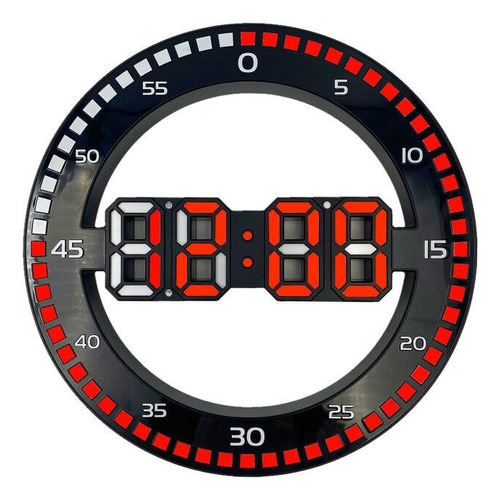 Reloj Led Electronico Rojo De Pared - Sertel Shop