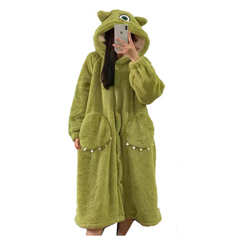 Disfraz De Cosplay De Mr.q Sleepwear Monsters Inc Mike Cos