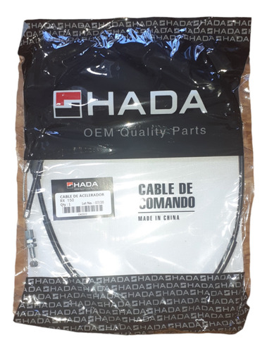 Cable De Acelerador Zanella Rx 150