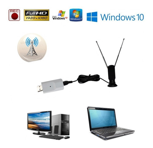 Mini Receptor De Tv Digital Usb Full Hd 1080p Como Blu-ray
