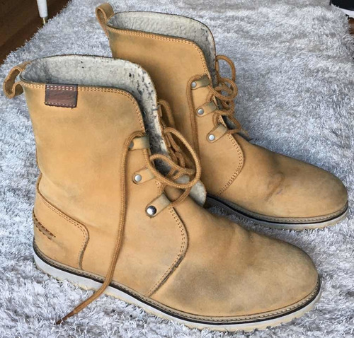 Botas Lacoste Tipo Borcegos. Talle 39. Zapatos Beige