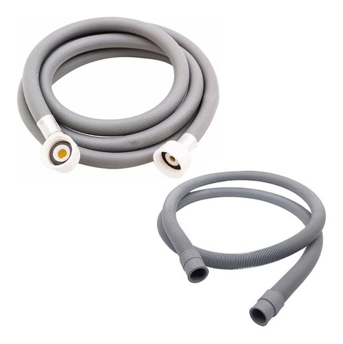 Kit Mangueras Lavarropa Whirlpool Carga 1.5m Y Descarga 1.8m