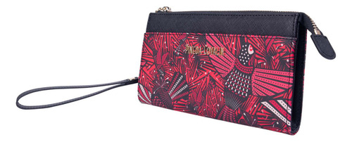 Bolsa Cheen Saffiano Pineda Covalin Diseño Colibrí Rojo