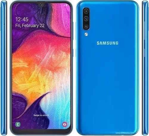 Imagen 2 de 3 de Pantalla Display Samsung A50 Colocada!! + Vidrio De Regalo!