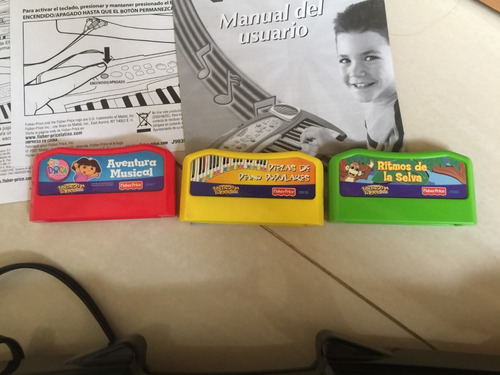 Aprende A Tocar Piano Fisher Price Y Tres Juegos (Usado)
