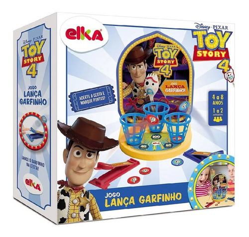 Jogo - Lança Garfinho - Toy Story 4 - Elka