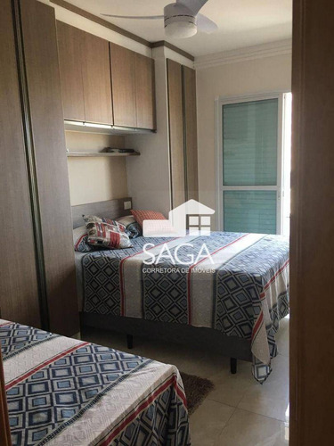 Imagem 13 de 30 de Todo Planejado E Decorado! Vista Mar! Apartamento Com 3 Dormitórios À Venda, 128 M² Por R$ 900.000 - Canto Do Forte - Praia Grande/sp - Ap4135
