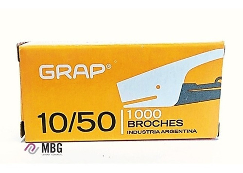 Broches Grap 10/50 X 1000 Pack X 03 Unidades
