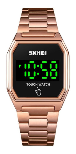 Reloj Vintage Digital Touch Rose Gold