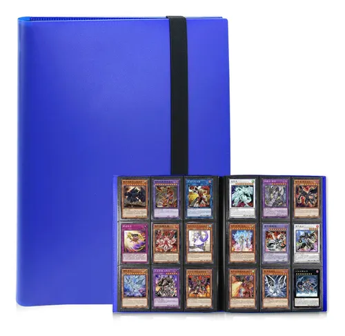 Fichário Álbum Para Cartas Pokémon - 360 Cartas Pasta Otug Azul