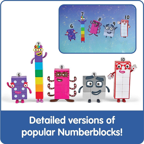 Hand2mind Numberblocks Friends De Seis A Diez, Figuras De Ju