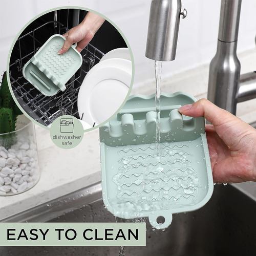 Soporte De Cuchara De Silicona, Soporte Para Cuchara Con Sop