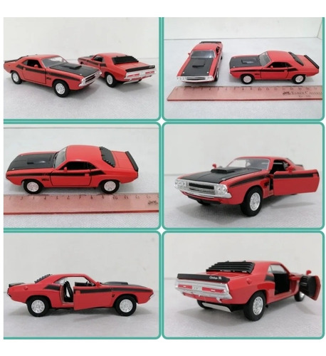 Dodge Challerger T/a 1970, Escala 1/24, Metalico, Welly, 20c