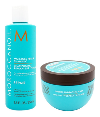 Moroccanoil Kit Shampoo Repair X250 + Mascara Hydration X250