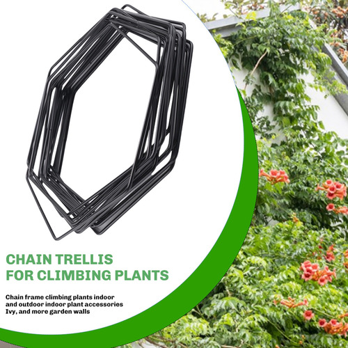 Enrejado De Cadena Para Plantas Trepadoras, Interiores Y Ext