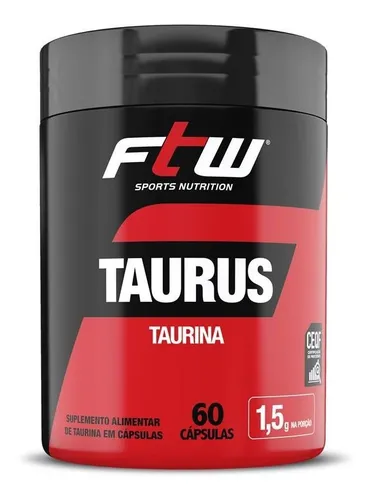Taurus Taurina, 60 cápsulas, sabor Ftw, sin sabor