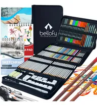 Comprar Kit De Dibujo De 200 Piezas Incluye Bloc De Dibujo Y Bl...