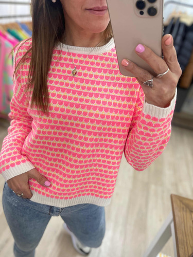 Sweater Estampado Corto The Big Shop