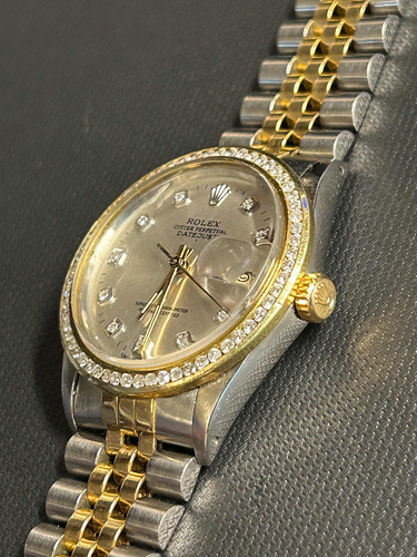 Rolex Original Con Diamantes