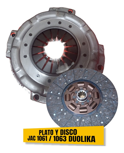 Plato Y Disco Jac 1061 / 1063 Duolika 