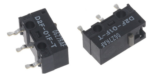 2 Peças De Mouse Original Micro Switch D2f-01f-t Grey Dot Pa