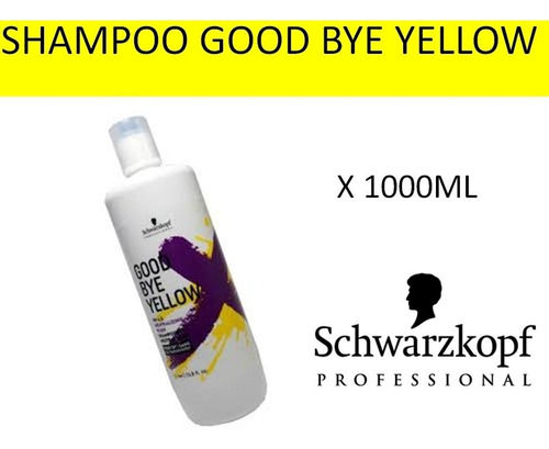 Shampoo Good Bye Yellow Schwarzkopf  Li - mL a $180