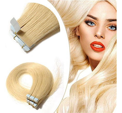 16  40pcs 100g Remy Cinta En Extensiones De Pelo Lfztl