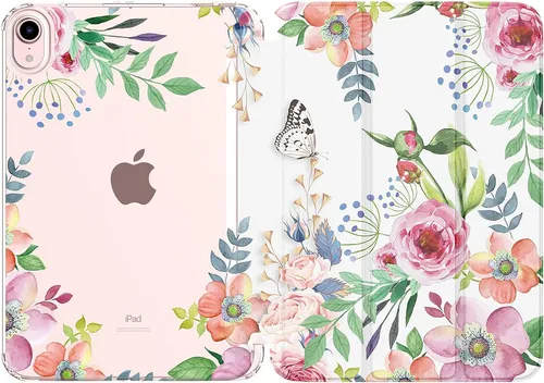 Funda Delgada Con Tapa Soporte Para  iPad Mini 6 2021