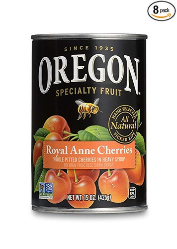 Oregon Frutas Sin Hueso, Dulce Luz Royal Anne Cerezas En Jar