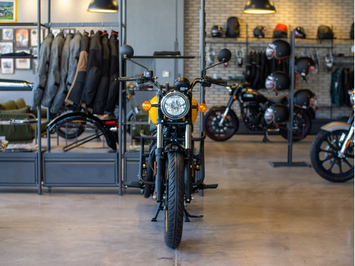 Imagen 8 de 25 de Royal Enfield Meteor Fireball Amarilla Reserva Hoy