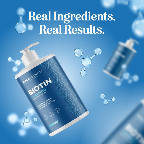 Champú voluminizador de biotina para cabello fino - Champú