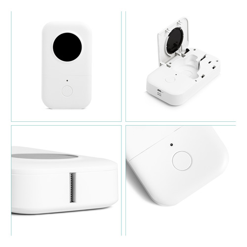 Mini Impresora Térmica Portátil Bluetooth Universal Blanco